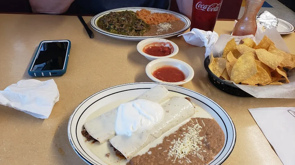 Beef Burritos and Beans